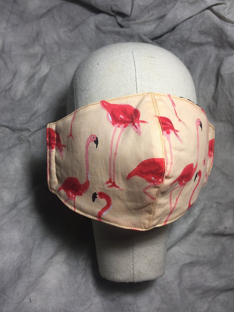 Sienna蠶絲裡立體口罩 - 口罩/口罩收納套 - 棉．麻 粉紅色