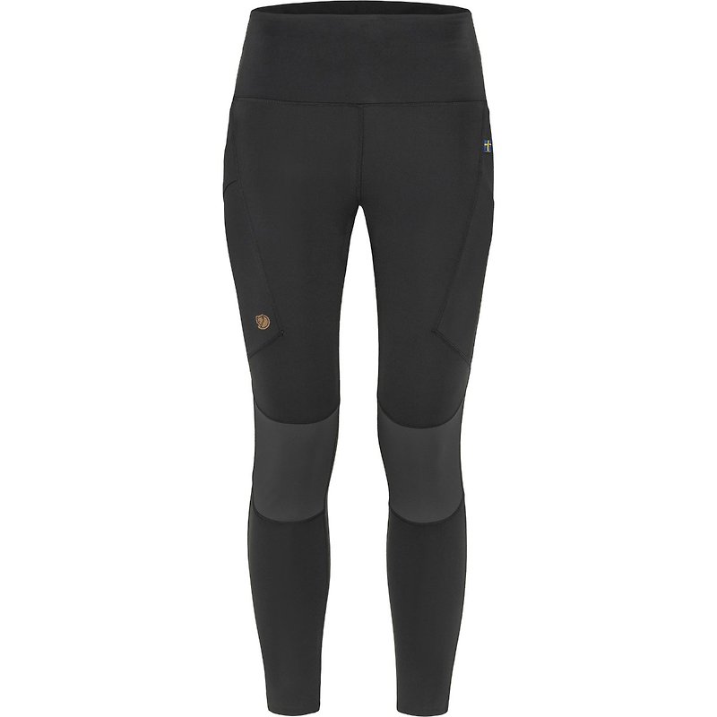 【Fjallraven】Abisko Trekking Tights Pro W_Women_Tights_Black/Iron Gray - Women's Sportswear Bottoms - Other Materials Black