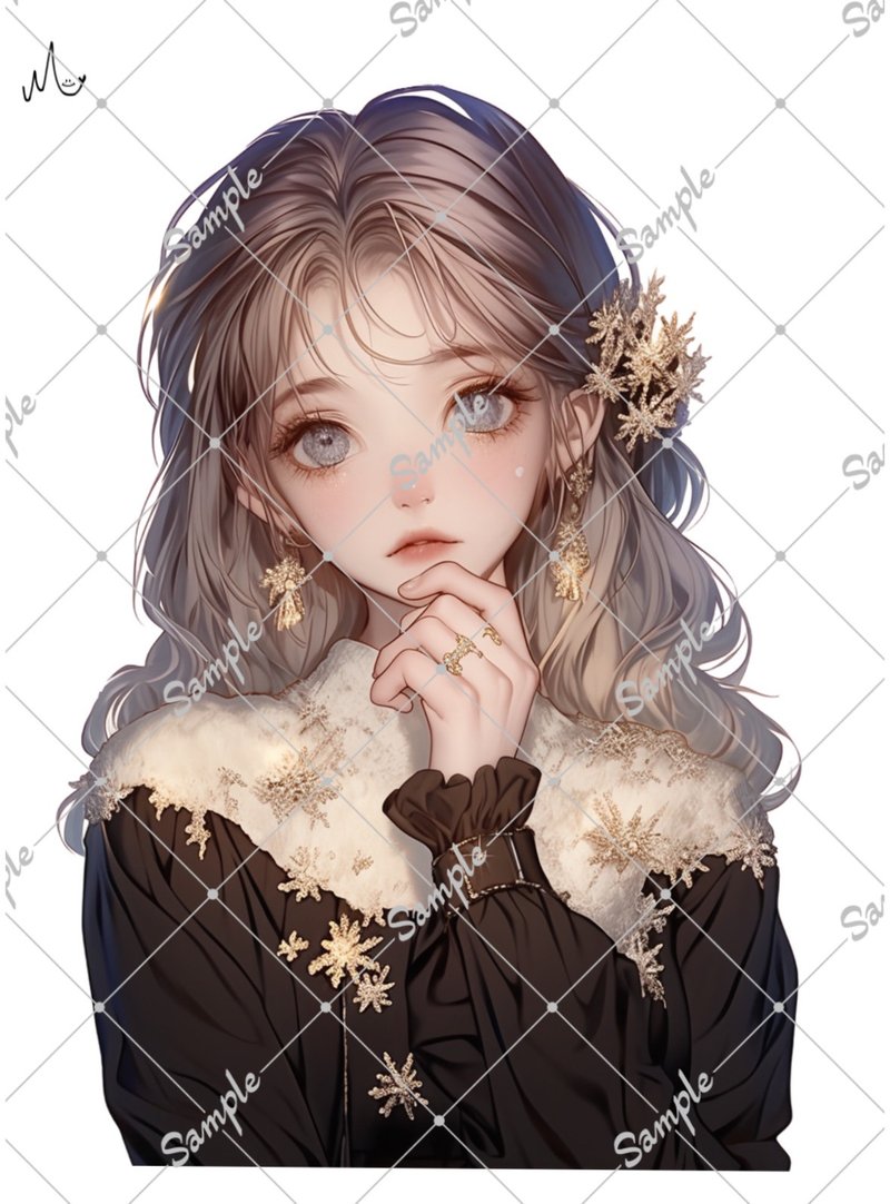 オリジナル人物ステッカー - 貼紙 - 紙 