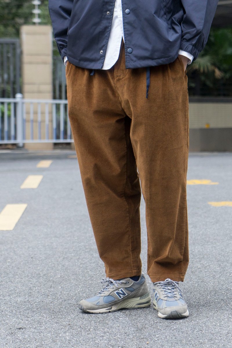 PANTS autumn and winter corduroy pants American retro warm casual pants VINTAGE - กางเกงขายาว - ผ้าฝ้าย/ผ้าลินิน สีนำ้ตาล