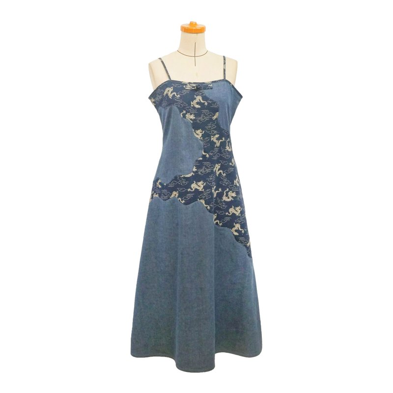 Aman No.114 天上人間シリーズ ワンピース 限定生地 - ワンピース - その他の素材 ブルー