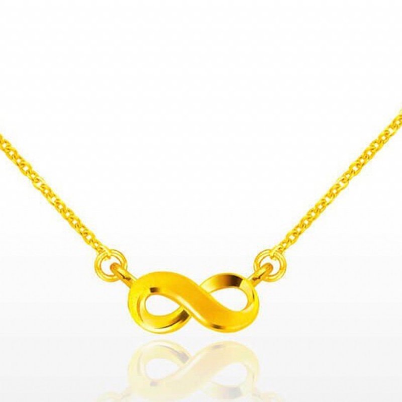 【アジアンゴールドジュエリー】True Love Password- Unlimited- Hard ゴールド Gold Necklace:: 9999 Pure Gold