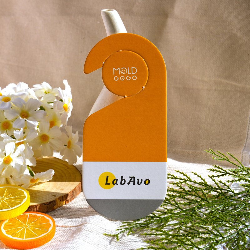 MoldGoGo 防霉香氛吊卡 | 熾熱橘 | MIT 專利防霉技術・環保紙卡 - 其他 - 紙 橘色