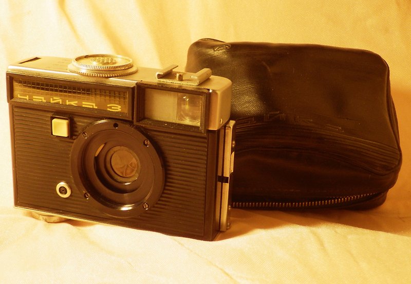 CHAIKA-3 CHAJKA-3 half-format 35mm film camera body M39 lens BeLOMO USSR AS-IS - Cameras - Other Metals 