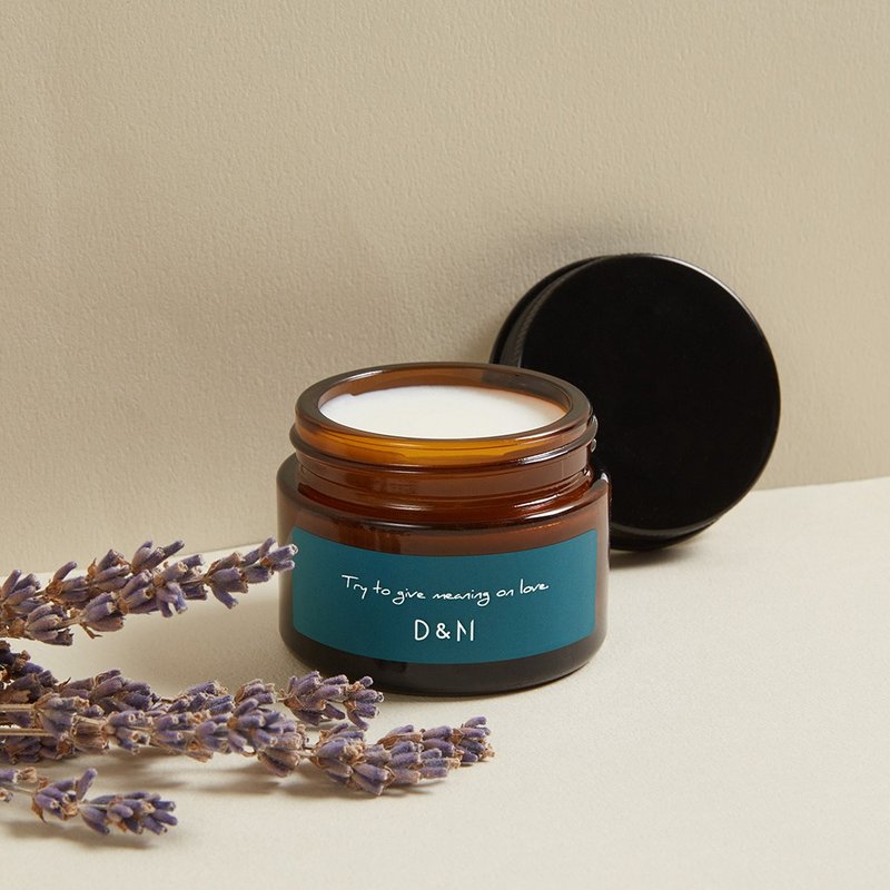 D&M essential oil scented candle (for melting Wax lamps) 50g lavender | floral fragrance - เทียน/เชิงเทียน - ขี้ผึ้ง 