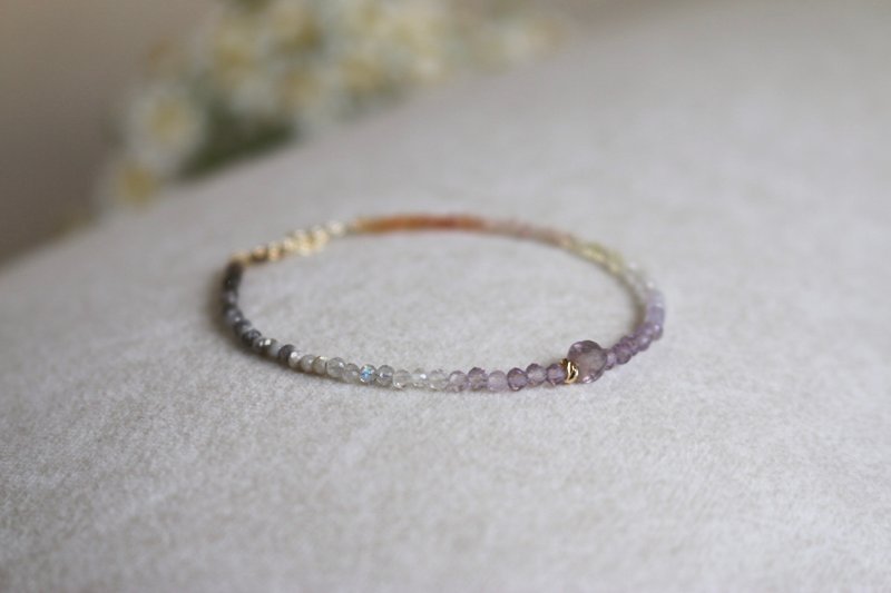 October Birthstone Opal Citrine Bracelet - New Chapter - - สร้อยข้อมือ - เครื่องประดับพลอย หลากหลายสี