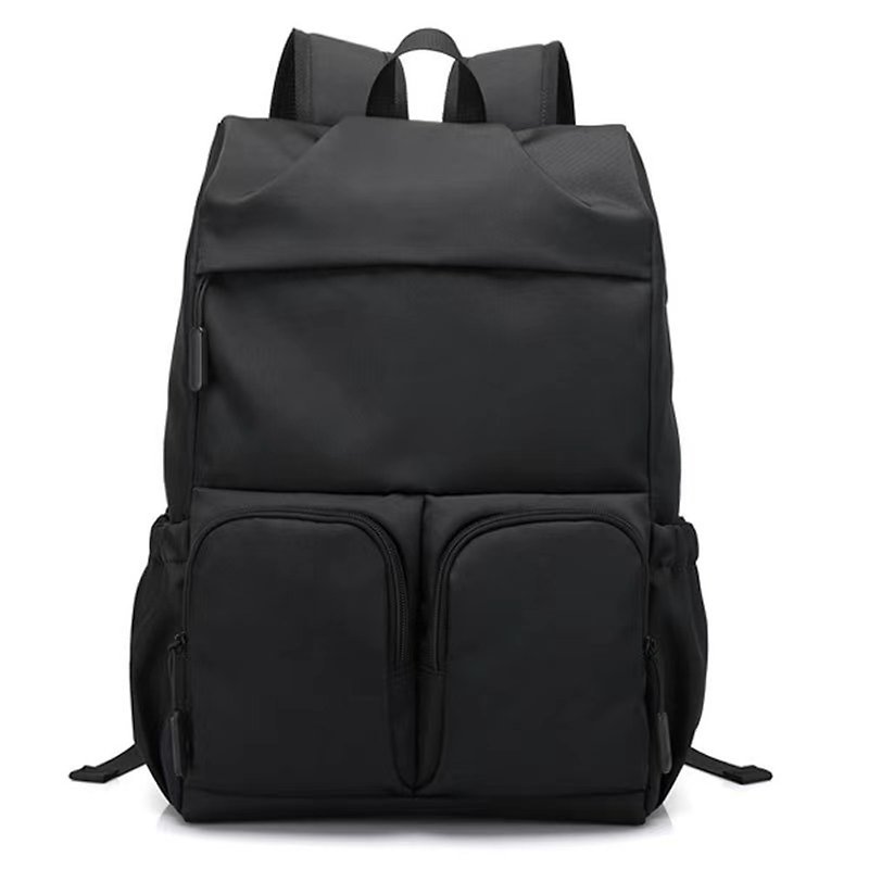 Anti-theft Backpack Square Casual Backpack Travel Backpack - Backpacks - Waterproof Material Black