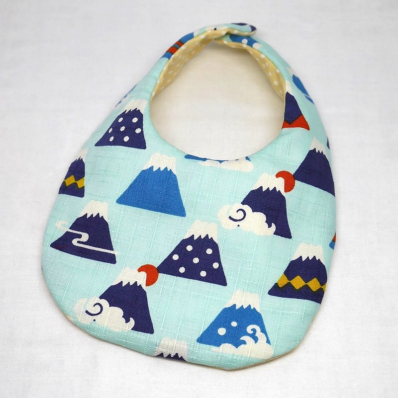 Japanese Handmade Baby Bib - Bibs - Cotton & Hemp Blue