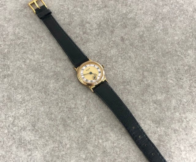 【希少】CELINE 腕時計 ヴィンテージ CELINE セリーヌ マカダム ウォッチ 腕時計 シルバー ブラック