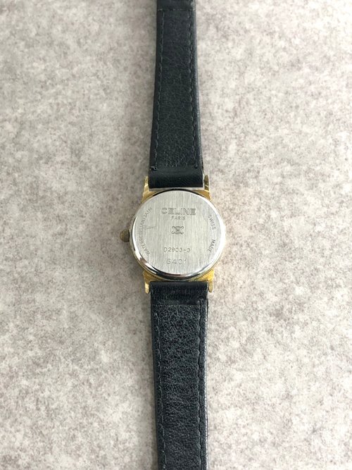 CELINE ブラック ヴィンテージ　腕時計 CELINE ブラック ヴィンテージ 腕時計 廃盤アンティークウォッチ