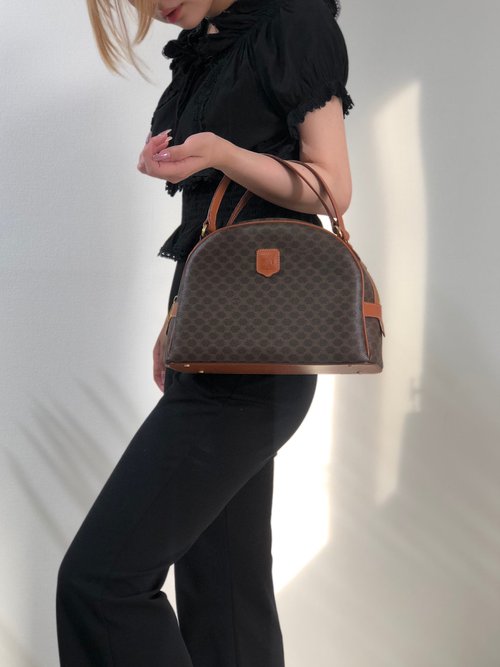 【鑑定済】セリーヌ　マカダム　ハンドバッグ　PVCレザー 楽天市場】セリーヌ マカダム ハンドバッグ ショルダーバッグ