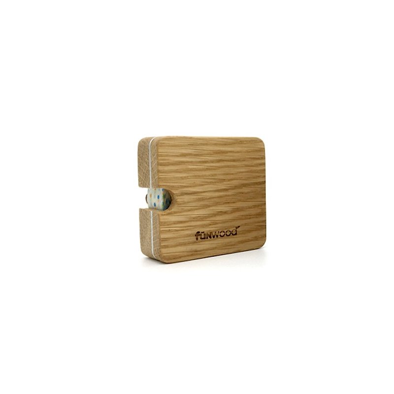 Wooden Tape Dispenser - Washi Tape - Wood Gold
