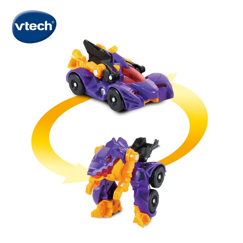 Vtech sound and light transforming dinosaur car-Spinosaurus-Thunder - ของเล่นเด็ก - พลาสติก 