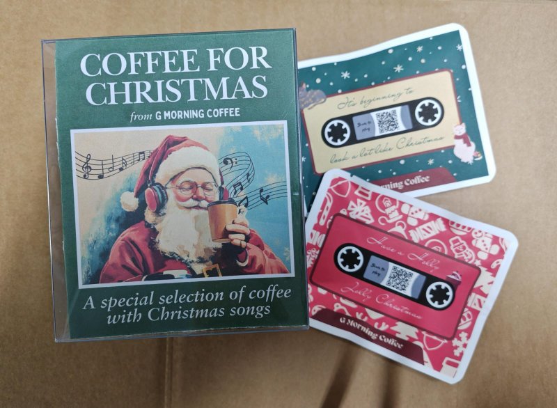 Cassette coffee gift box - Coffee - Paper Brown