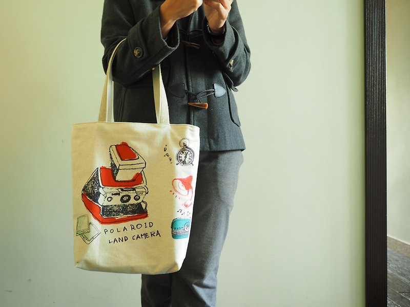 Handmade tote bag handbag canvas bag shopping bag - กระเป๋าแมสเซนเจอร์ - ผ้าฝ้าย/ผ้าลินิน หลากหลายสี
