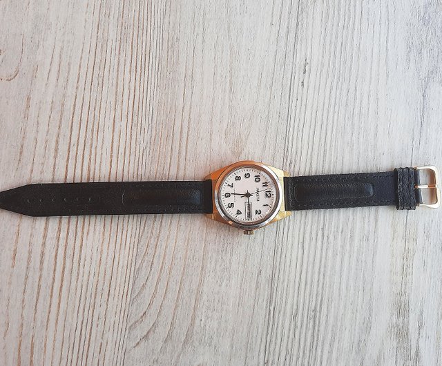 PAKETA ラケタ アナログ腕時計 ゴールド/ブラウン PAKETA ラケタ アナログ腕時計 ゴールド/ブラウン （Raketa