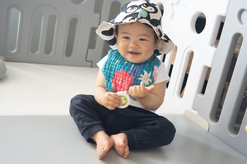 リバーシブルバケットハット | ベビー・幼児用帽子 | 生地の選択 - 帽子・ヘアバンド - コットン・麻 多色