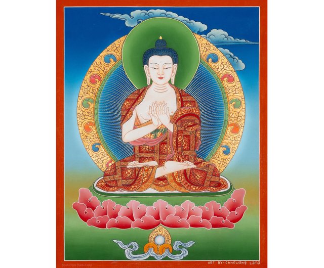 「大日如来」 黄綬褒章受章者制作　銅版仏画(エッチング)　送料無料　額付き 楽天市場】大日如来 銅造鍍金彫金仕上げ : 仏像仏画チベット美術