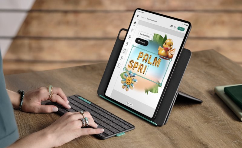 羅技 FLIP FOLIO 磁吸式iPad 鍵盤保護支架 - for 13吋 iPad - 平板/電腦保護殼/保護貼 - 塑膠 