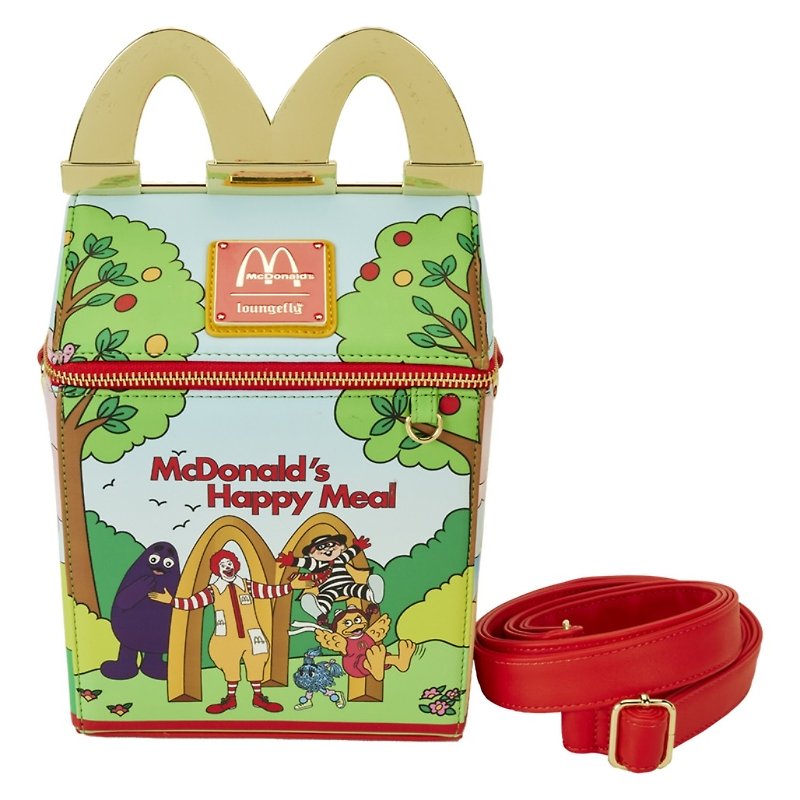 Loungefly McDonald's retro Happy Meal style crossbody bag - กระเป๋าแมสเซนเจอร์ - หนังเทียม สีเขียว