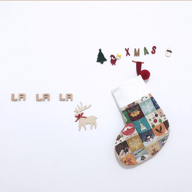 Angel's Gift Christmas Socks Christmas Ornaments - Items for Display - Cotton & Hemp Multicolor