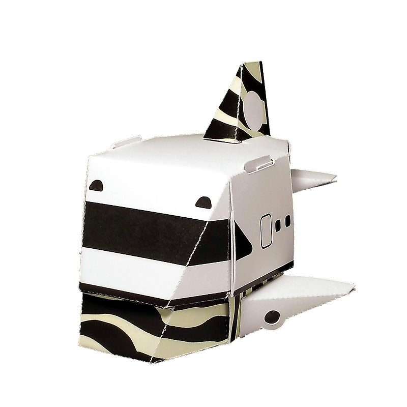 [Dream take off] small aircraft modeling gift carton / zebra / rhyme selected graduation gift recommended multi-purpose gift box text and pattern can be custom (with candy three) - วัสดุห่อของขวัญ - กระดาษ สีดำ