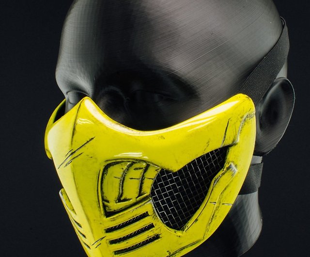 eksperimentel længde vare Mortal Kombat X Scorpion mask replica - Shop Crafterfold Face Masks - Pinkoi