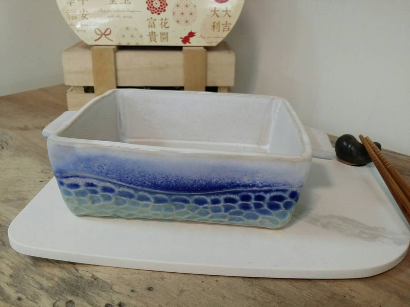 Slow travel Yilan pottery plate series - กล่องข้าว - ดินเผา 