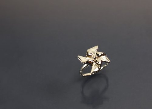 Maple jewelry design 影象系列-風車925銀戒