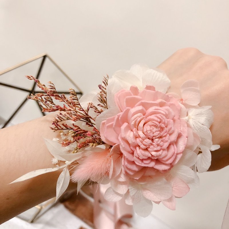 พืช/ดอกไม้ เข็มกลัด/ข้อมือดอกไม้ - Happiness Declaration Dry Wrist Flower Wedding / Bride / Bridesmaid / Proposal / Wedding Dress Dry Wrist Flower