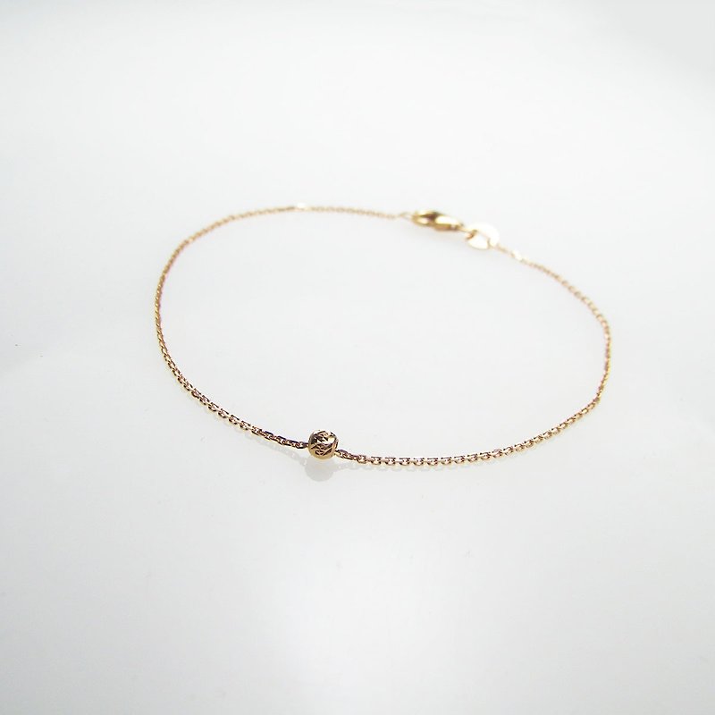 14K gold thin wire bracelet chain - สร้อยข้อมือ - เครื่องประดับ 