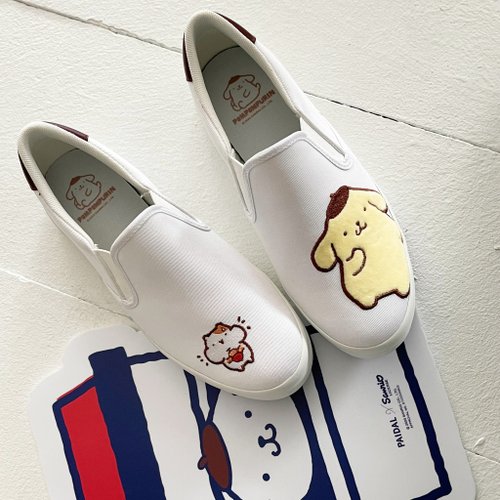 Paidal女鞋 Paidal x Pompompurin 布丁狗休閒鞋懶人鞋不彎腰鞋