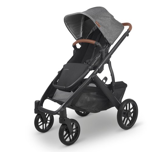 MaryMeyer 台灣宅配【贈新生墊】【UPPAbaby】VISTA V2 王者單人推車-黑灰色