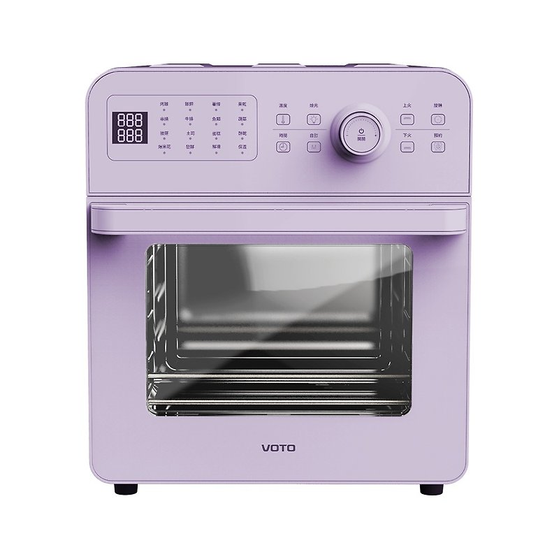 VOTO Korea's No.1 Air Fryer Oven 14L/Limited New Color Lotus Purple 5 Pieces - เครื่องใช้ไฟฟ้าในครัว - โลหะ สีม่วง