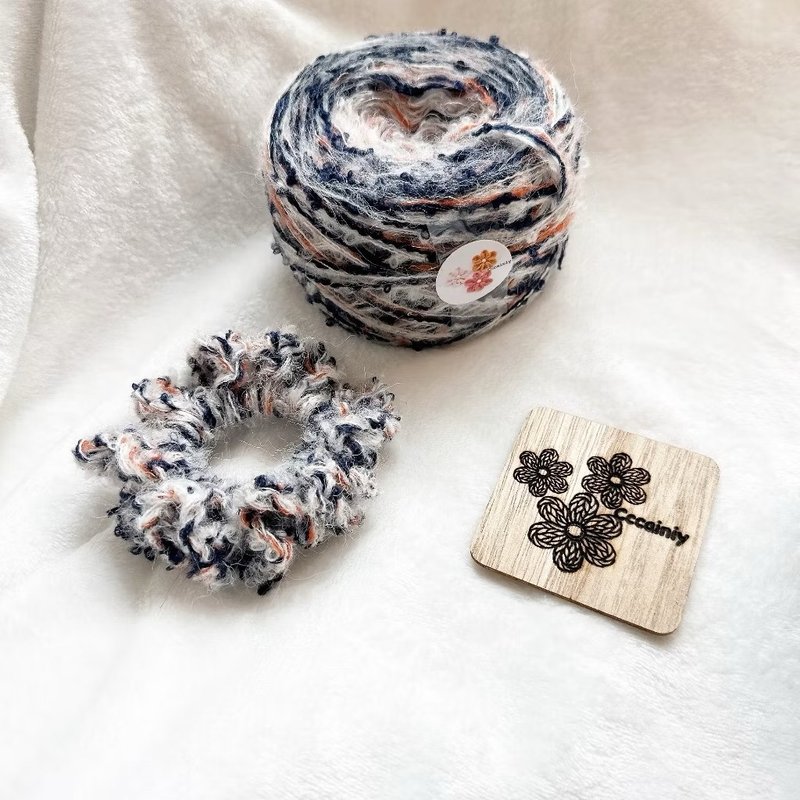 Cccainiy In Stock Exclusive Custom Hand-Blended Yarn Double 11 Soft Loop Yarn in Black, Blue, Orange, Gold - เย็บปัก/ถักทอ/ใยขนแกะ - เส้นใยสังเคราะห์ 