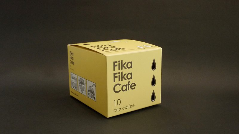 FikaFikaCafe hanging ear bag good time - medium and deep baking - กาแฟ - อาหารสด สีนำ้ตาล