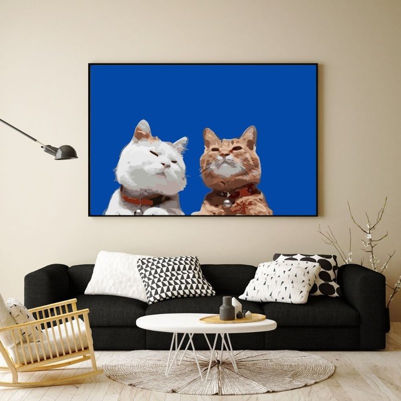 喵閒時光 創意數字油畫 【銷售前10名】免費升級淡彩縮時畫布 - 插畫/繪畫/寫字 - 其他材質 