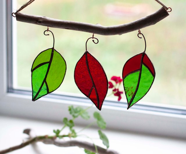 ステンドグラス　Glass　Leaves ステンドグラス Glass Leaves ステンドグラス Glass Leaves