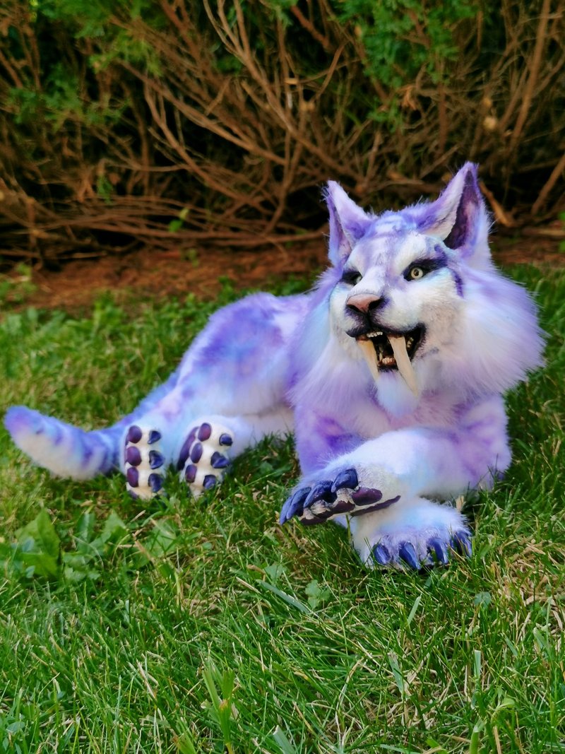 tiger world Warcraft fantasy animal monster poseable art doll-made-to-order - 玩偶/公仔 - 其他人造纖維 多色