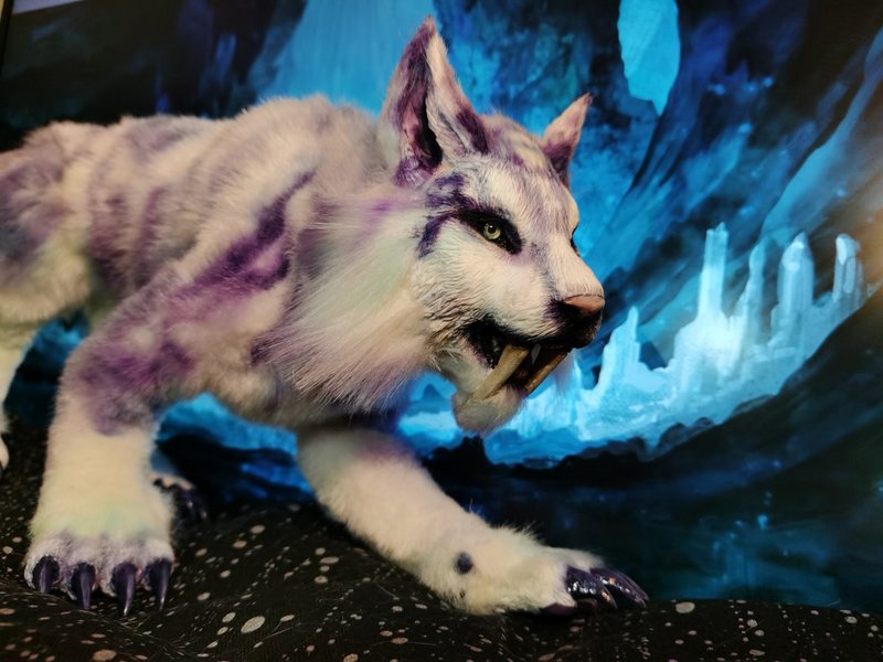 tiger world Warcraft fantasy animal monster poseable art doll-made-to-order - Stuffed Dolls & Figurines - Other Man-Made Fibers Multicolor