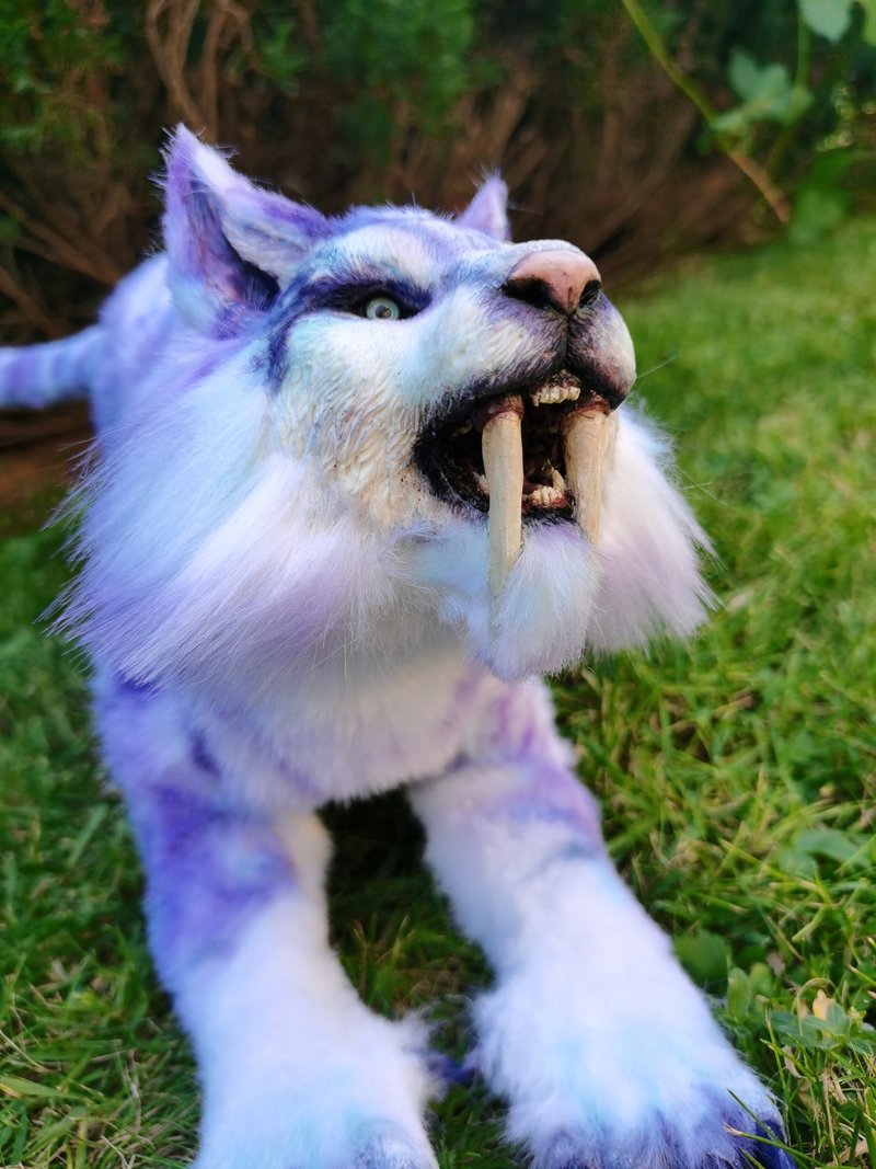 老虎魔獸世界奇幻動物怪物可擺姿勢藝術娃娃定制 - 公仔模型 - 其他人造纖維 多色