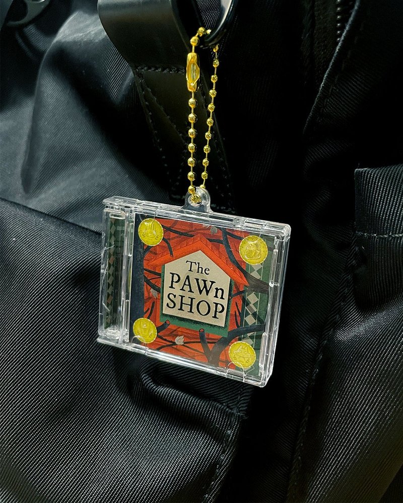 紅屋頂雜貨鋪 NFC專輯感應鑰匙圈 - 鑰匙圈/鑰匙包 - 塑膠 紅色