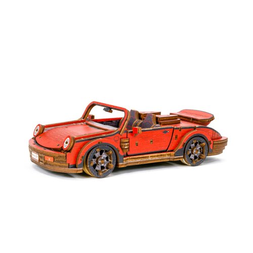 WOODEN CITY 木製積木 偷偷為男友準備的手工禮物WOODEN CITY限量版彩色木製跑車