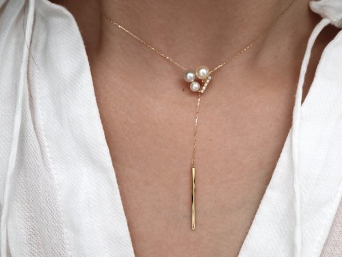 KOKO PEARL JEWELRY 京都原創直郵 海水akoya珍珠18k金項鍊 4-5.5mm設計師推薦