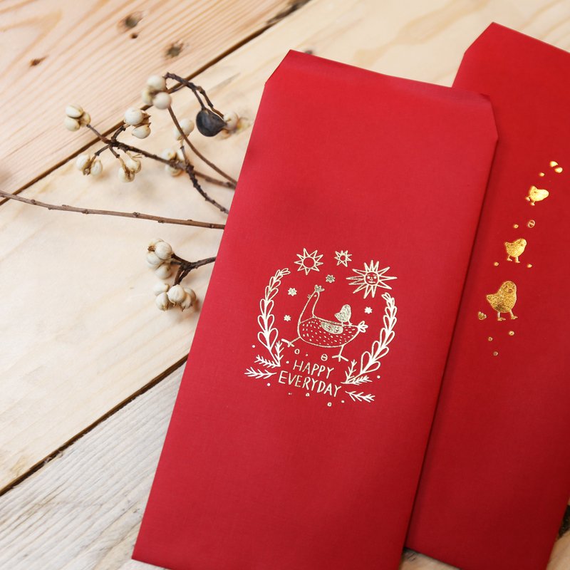 2017 Hello red envelopes Year of the Rooster Limited bronzing red envelopes into 6 - Chinese New Year - Paper Red