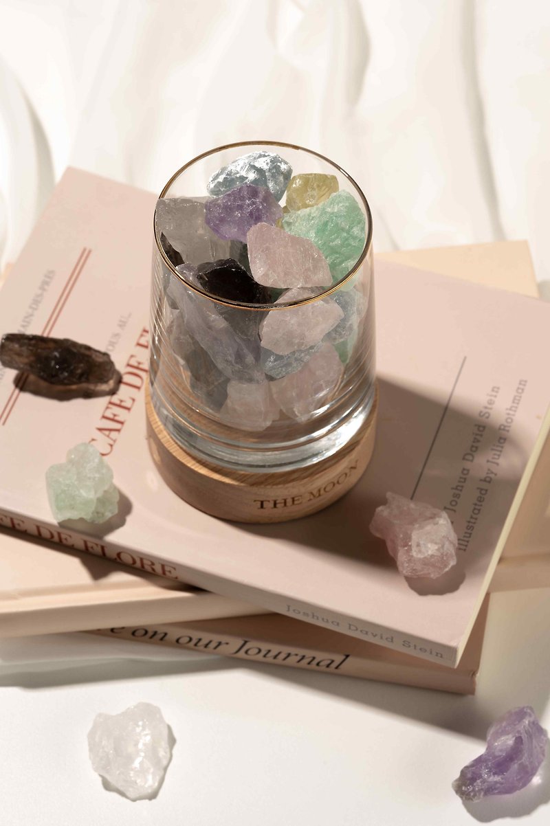 THE MOON Colorful Crystal Diffuser // Purification X Balance - Fragrances - Crystal Multicolor