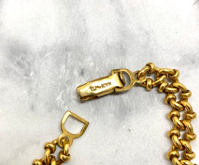 セリーヌ ブレスレット トリオンフ ヴィンテージ ゴールド　CELINE 日本直送 名牌中古包 】CELINE セリーヌ トリオンフ
