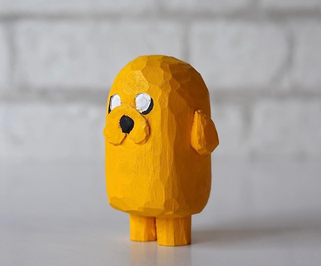 黄色い犬 - ショップ Tsukune Craft 人形・フィギュア - Pinkoi