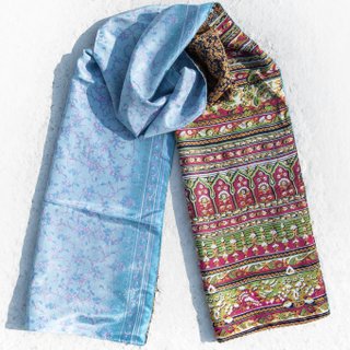 Flower vine silk scarf/Smooth surface silk scarf/French romantic silk scarf/Double-sided scarf-France
