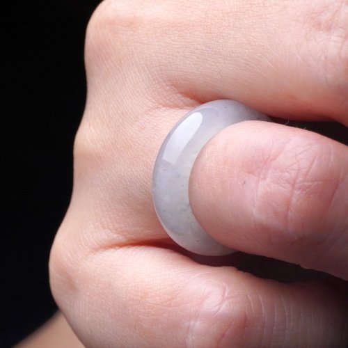 瓔珞珠寶盒 E.L.Jewelry Box 冰種飄烏雞翡翠戒指戒圈 | 國際10圍 | 天然緬甸玉翡翠A貨 | 送禮